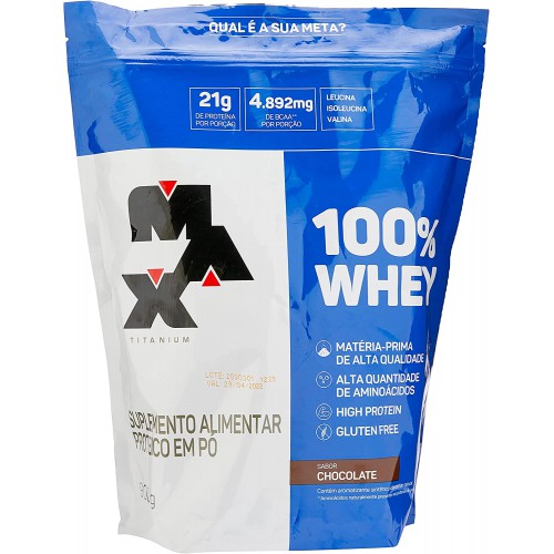 100% WHEY REFIL MAXTITANIUM - 900G